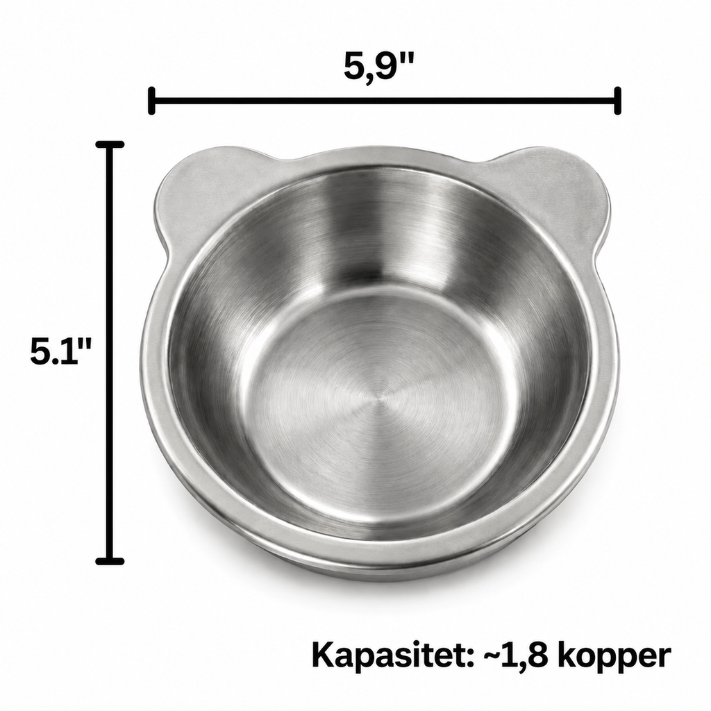 Vovena™ Ergonomisk 15° Matskål