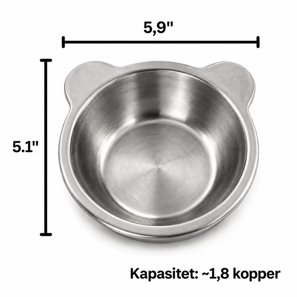 Vovena™ Ergonomisk 15° Matskål