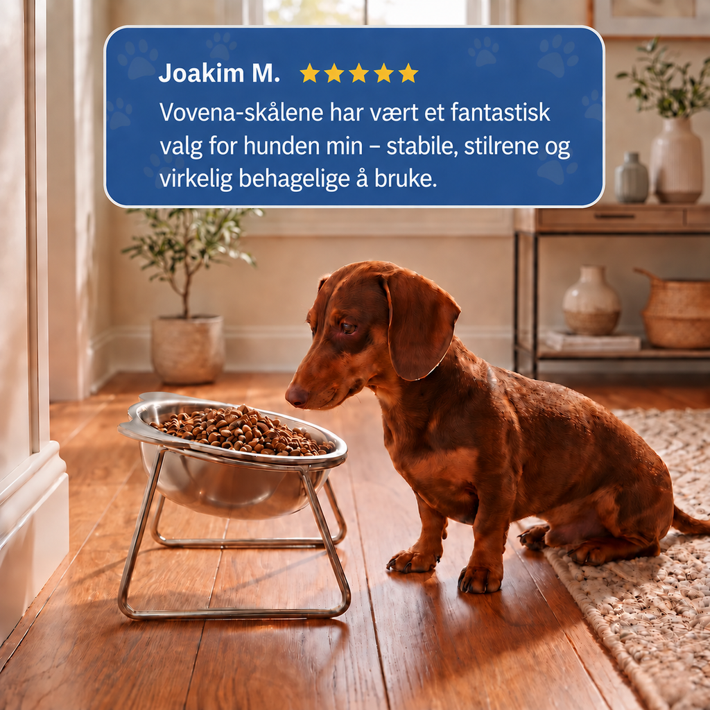 Vovena™ Ergonomisk 15° Matskål